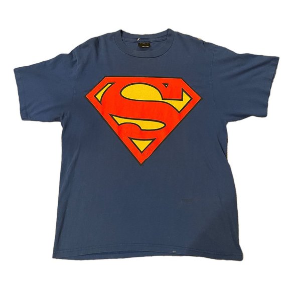 Vintage Rare Superman Dc Comics T Shirt Batman Flash Changes - Picture 1 of 3
